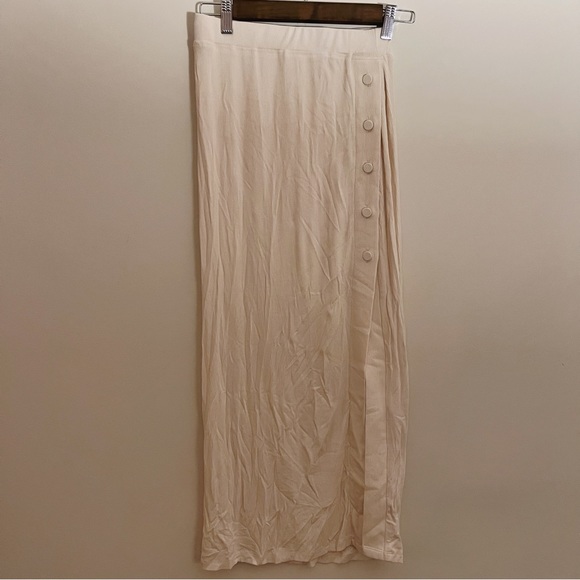 π 2 for $30!! π MABLE Beige Maxi Skirt - Picture 3 of 5